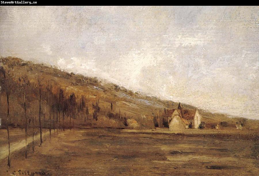 Camille Pissarro Winter scenery